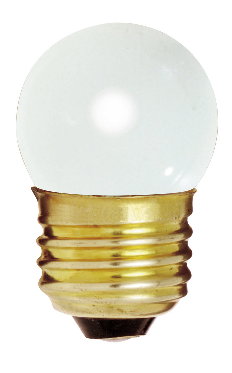 Satco S3607 Light Bulb, Gloss White