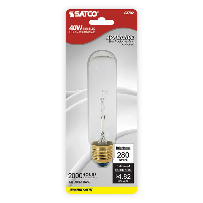 Satco S3702 Light Bulb, Clear