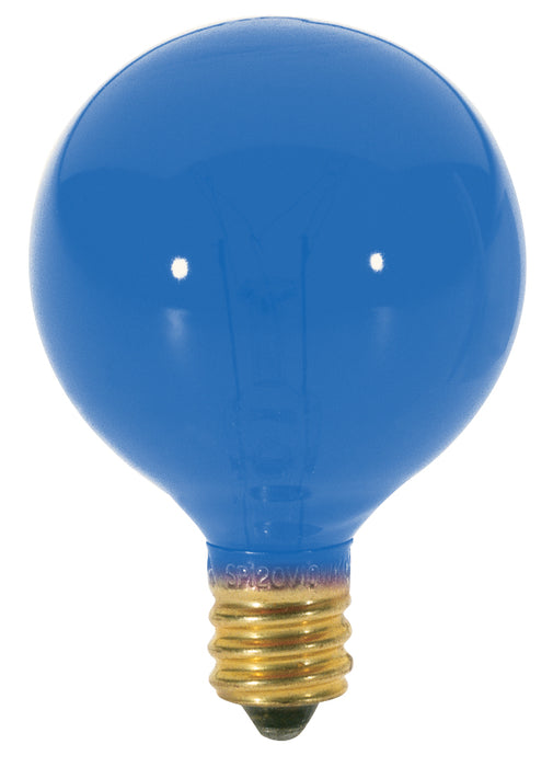 Satco S3834 Light Bulb, Transparent Blue