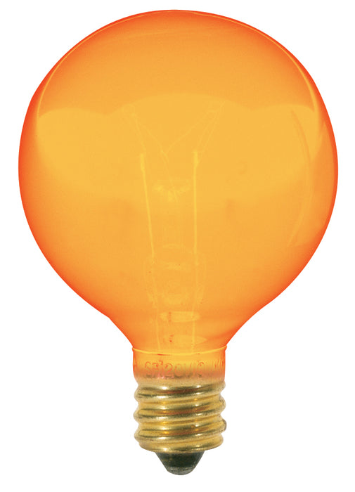 Satco S3836 Light Bulb, Transparent Amber