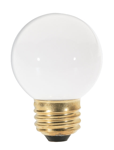 Satco S3841 Light Bulb, Gloss White
