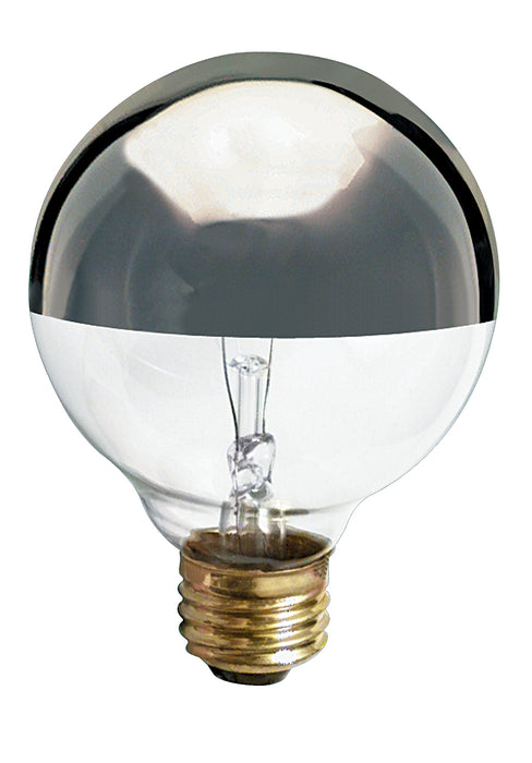 Satco S3862 Light Bulb, Silver Crown