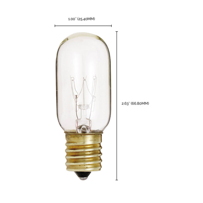 Satco S3908 Light Bulb, Clear