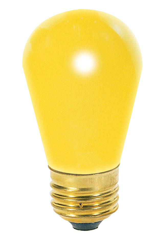 Satco S3960 Light Bulb, Ceramic Yellow