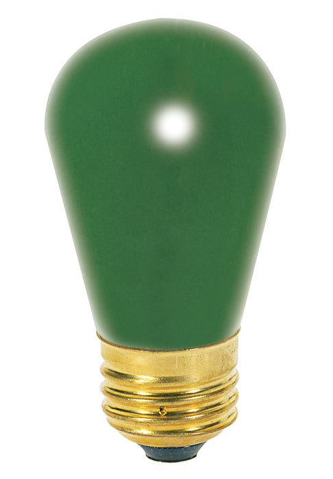 Satco S3962 Light Bulb, Ceramic Green