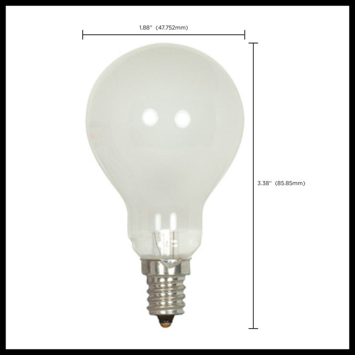Satco S4161 Light Bulb, Frost