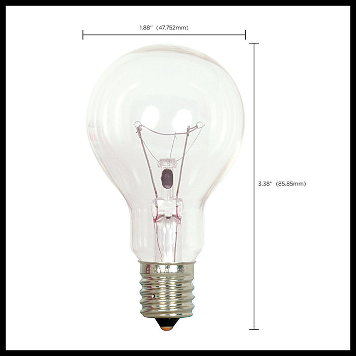 Satco S4164 Light Bulb, Clear