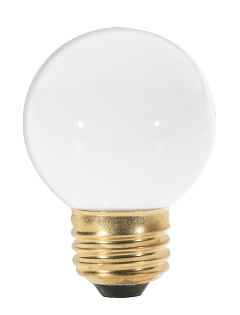 Satco S4541 Light Bulb, Gloss White