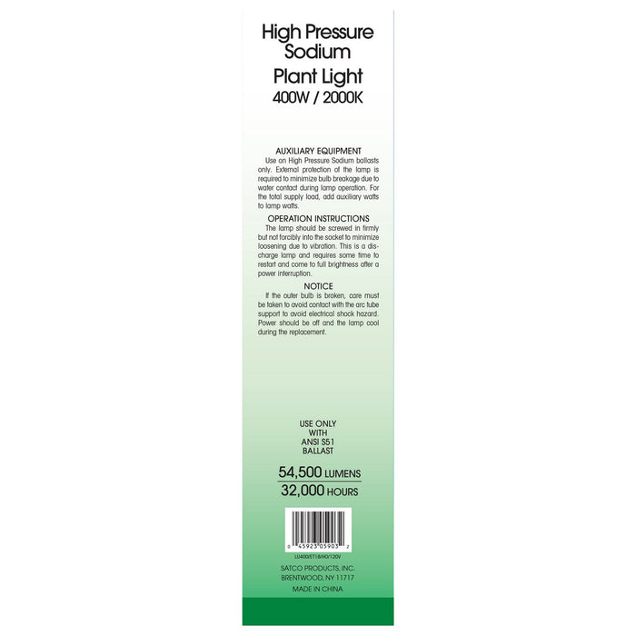 Satco S5903 Light Bulb, Clear