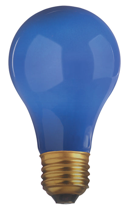 Satco S6092 Light Bulb, Ceramic Blue
