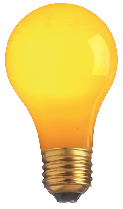 Satco S6093 Light Bulb, Ceramic Yellow