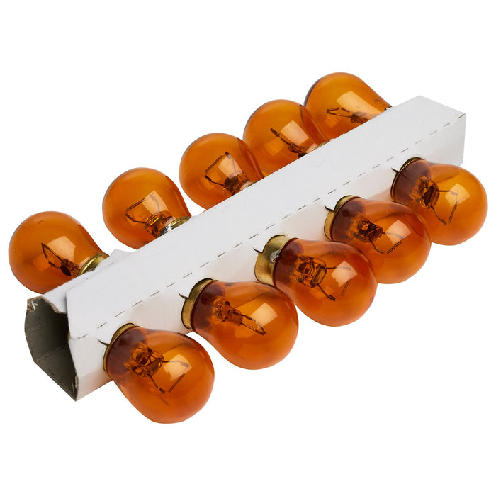 Satco S6896 Light Bulb, Transparent Amber
