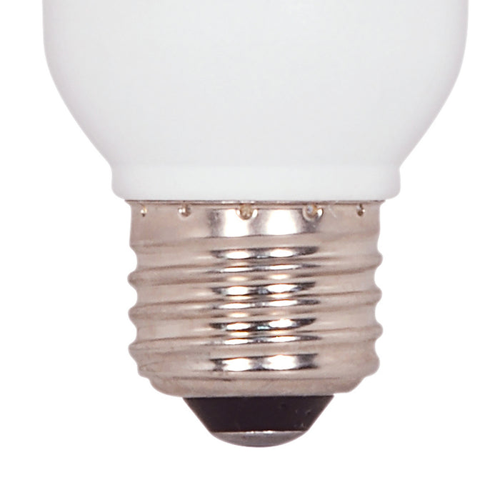 Satco S7227 Light Bulb, Gloss White