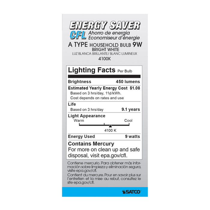 Satco S7285 Light Bulb, White