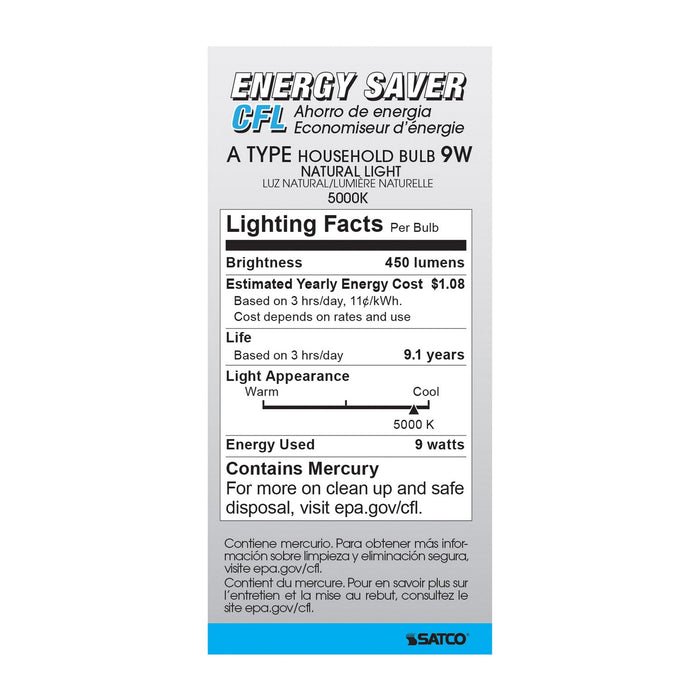Satco S7286 Light Bulb, White
