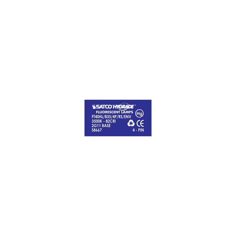 Satco S8667 Light Bulb, White