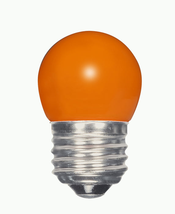 Satco S9164 Light Bulb, Ceramic Orange