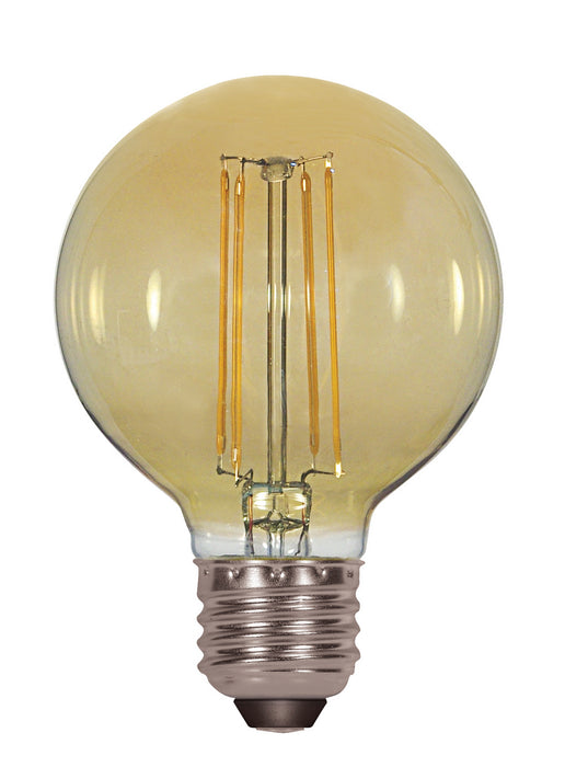 Satco S9584 Light Bulb, Transparent Amber
