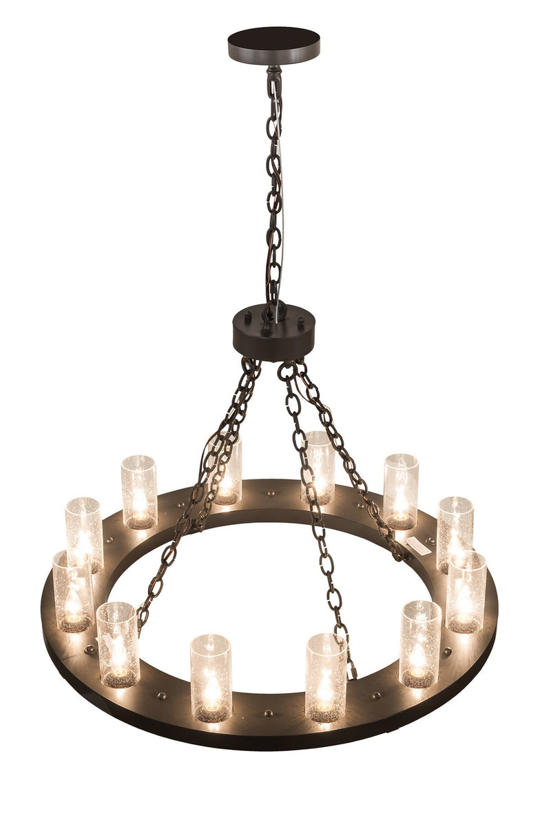 Meyda Tiffany 192501 12 Light Chandelier, Timeless Bronze