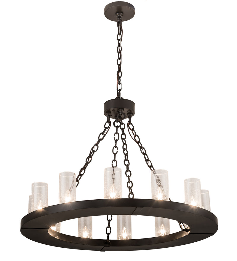 Meyda Tiffany 192501 12 Light Chandelier, Timeless Bronze