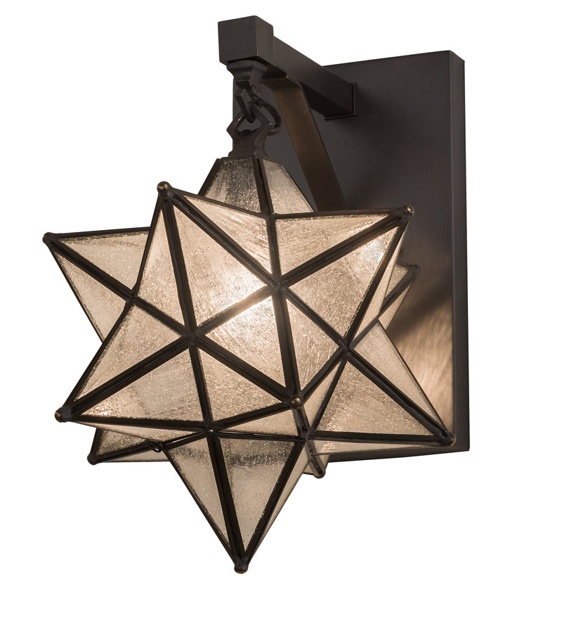 Meyda Tiffany 192944 One Light Wall Sconce, Craftsman Brown