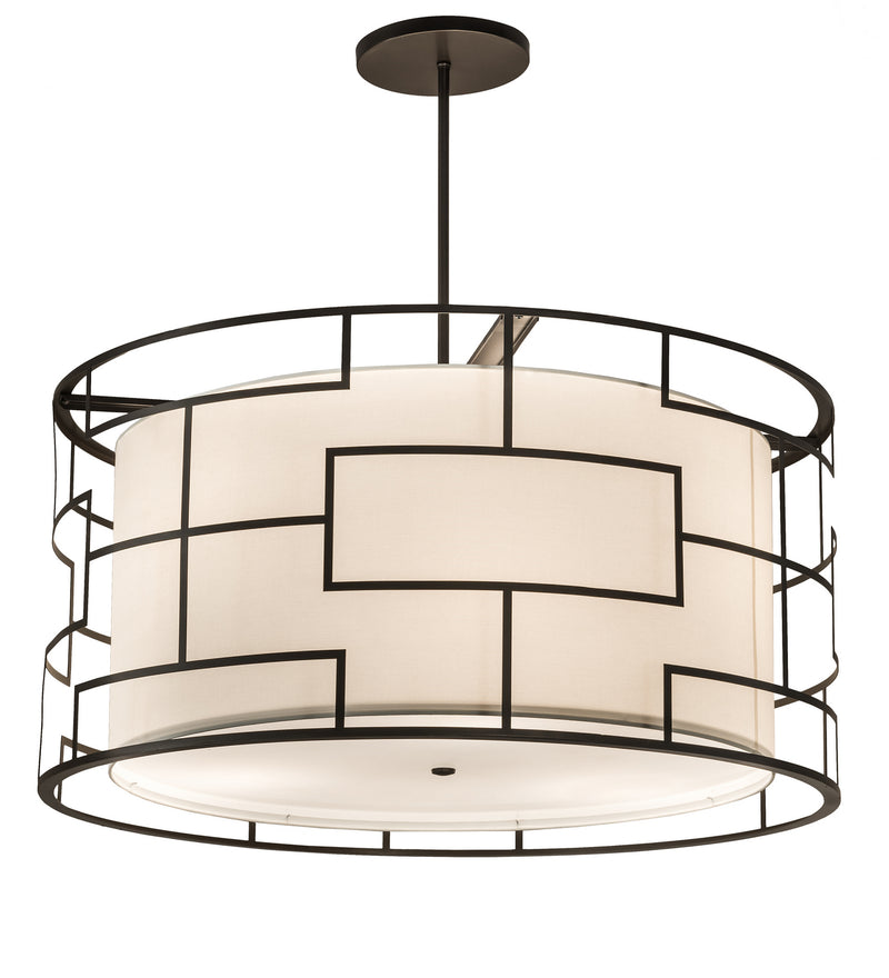 Meyda Tiffany 193812 Six Light Pendant, Bronze