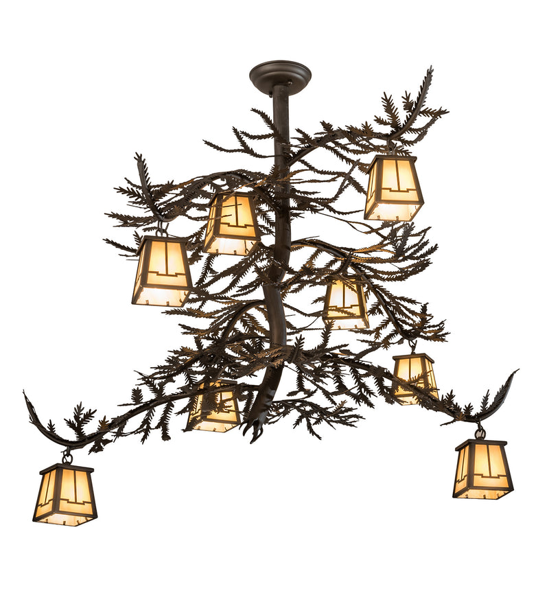 Meyda Tiffany 194329 Eight Light Chandelier, Oil Rubbed Bronze