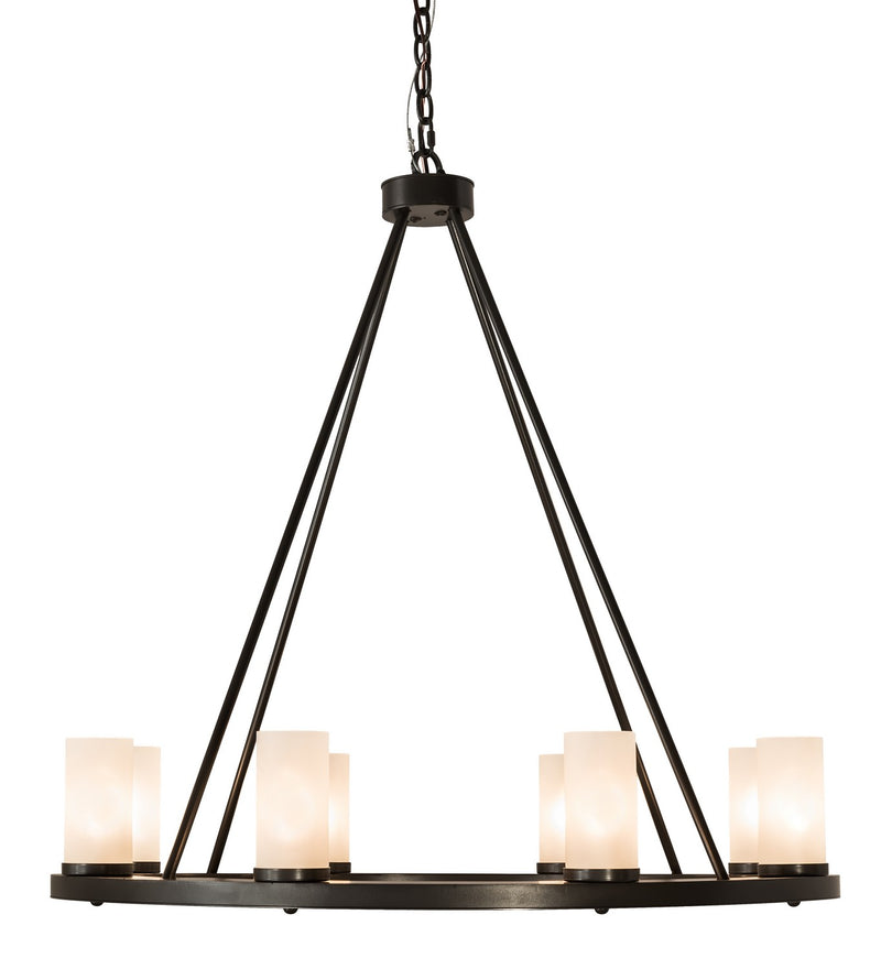 Meyda Tiffany 194762 Eight Light Chandelier, Timeless Bronze