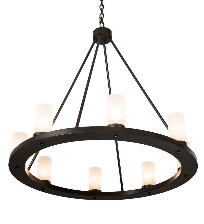 Meyda Tiffany 194762 Eight Light Chandelier, Timeless Bronze