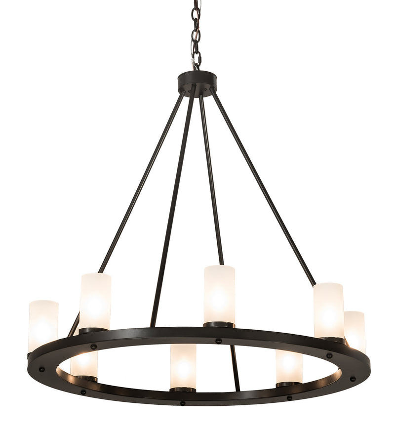 Meyda Tiffany 194762 Eight Light Chandelier, Timeless Bronze