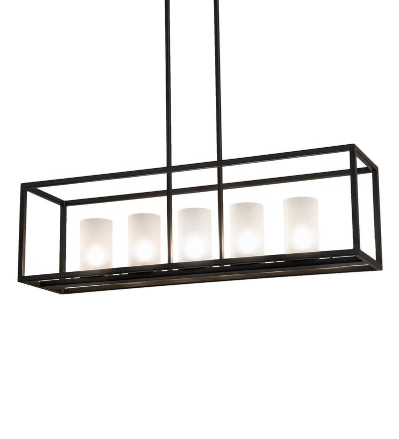 Meyda Tiffany 195239 Five Light Island Pendant, Timeless Bronze