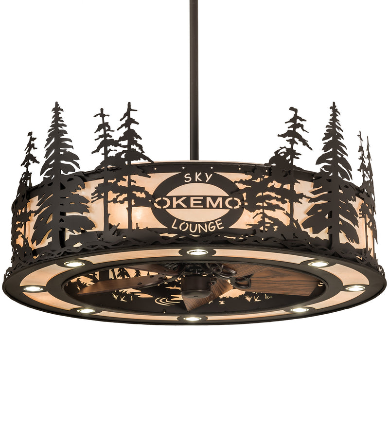 Meyda Tiffany 195287 24 Light Chandel-Air, Oil Rubbed Bronze