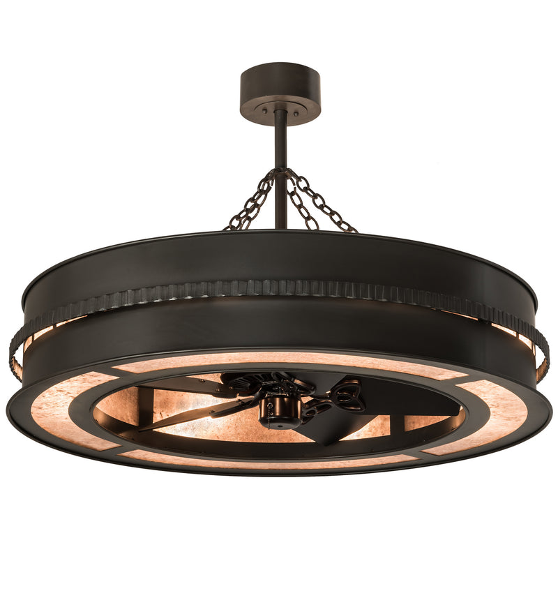Meyda Tiffany 195671 Eight Light Chandel-Air, Timeless Bronze