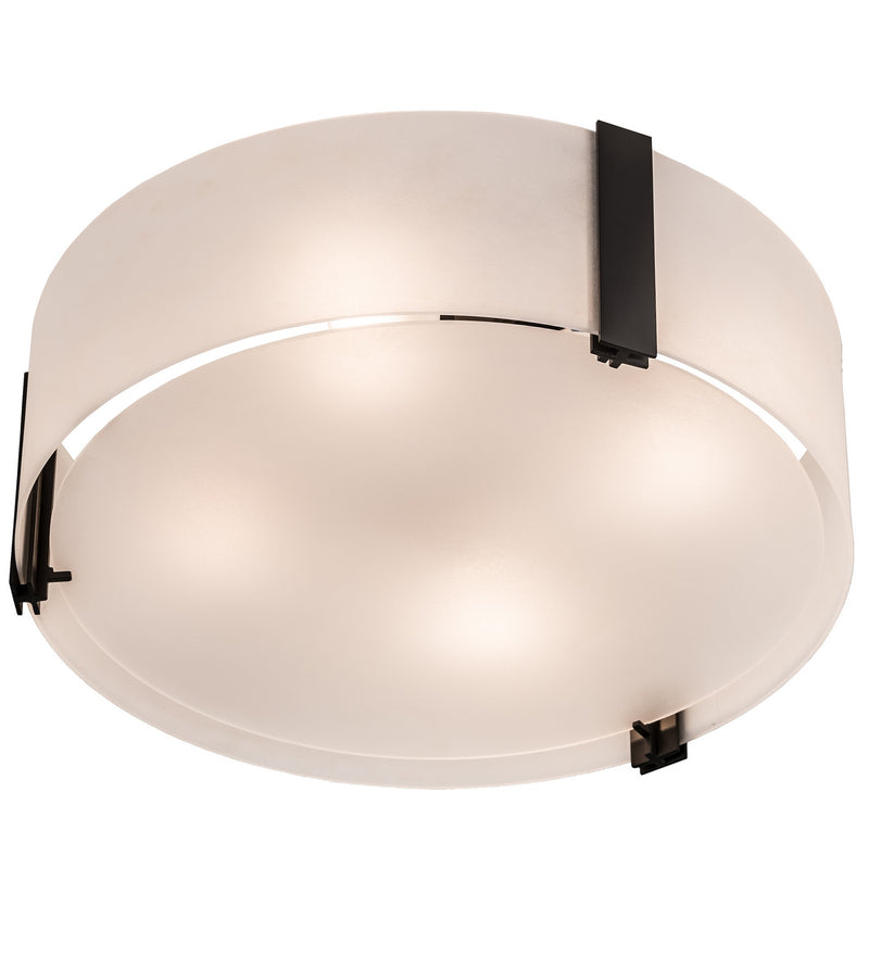 Meyda Tiffany 196134 Four Light Flushmount, Oil Rubbed Bronze