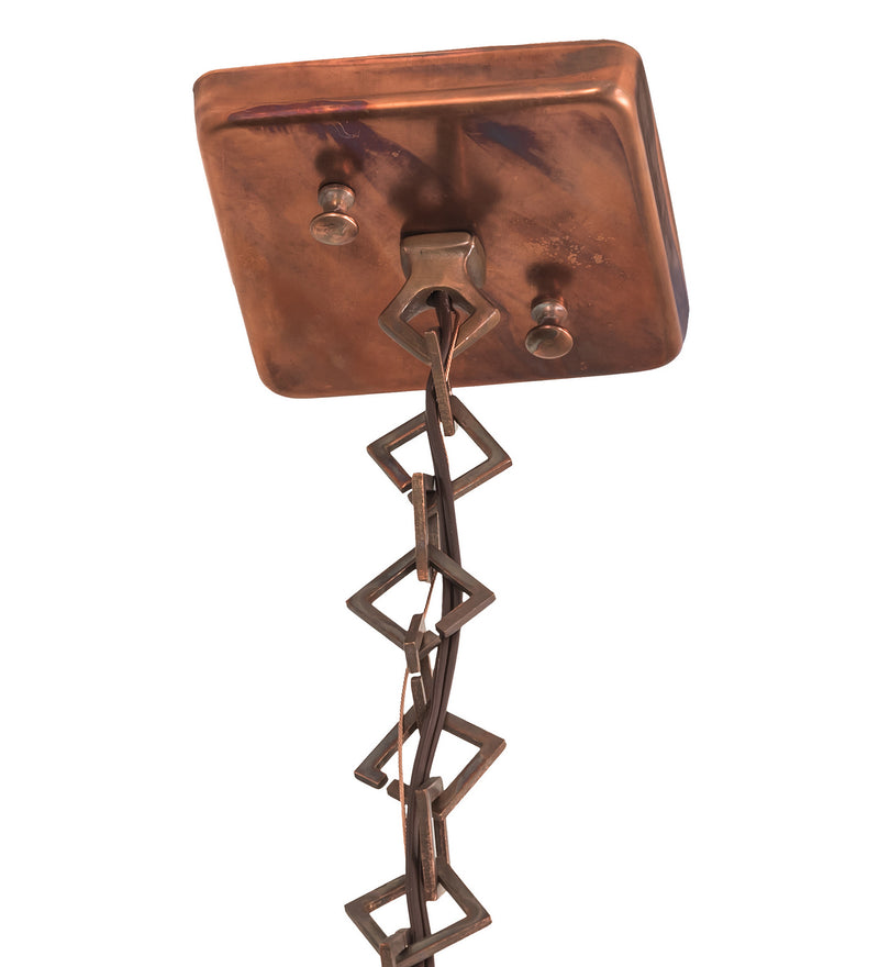 Meyda Tiffany 196767 One Light Pendant, Vintage Copper
