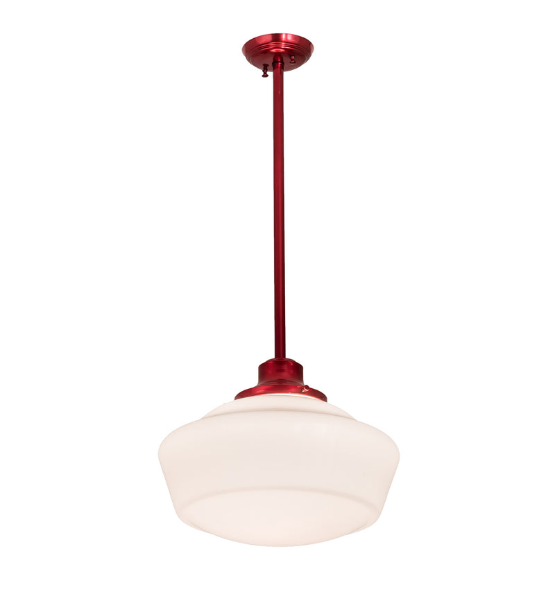 Meyda Tiffany 196903 One Light Pendant, Candy Red