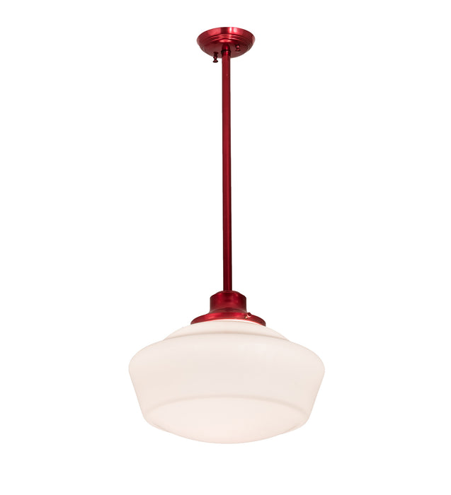 Meyda Tiffany 196903 One Light Pendant, Candy Red