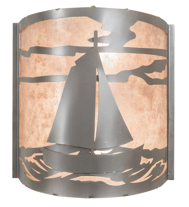 Meyda Tiffany 197788 Two Light Wall Sconce, Nickel