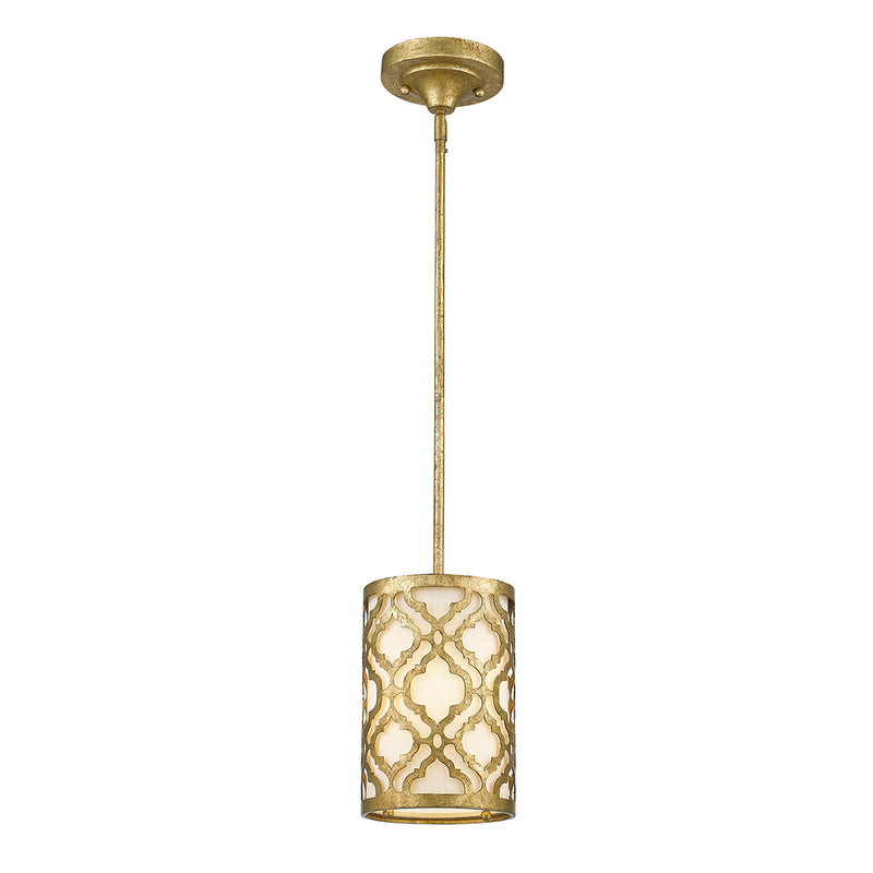 Lucas + McKearn GN/ARABELLA/MP One Light Mini Pendant, Distressed Gold