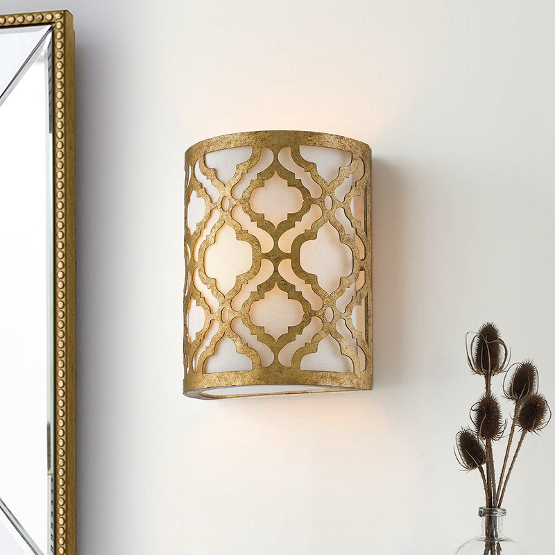 Lucas + McKearn GN/ARABELLA1 One Light Wall Bracket, Distressed Gold