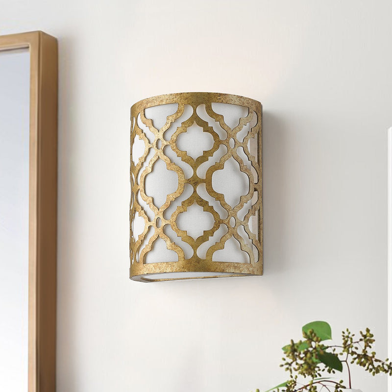 Lucas + McKearn GN/ARABELLA1 One Light Wall Bracket, Distressed Gold