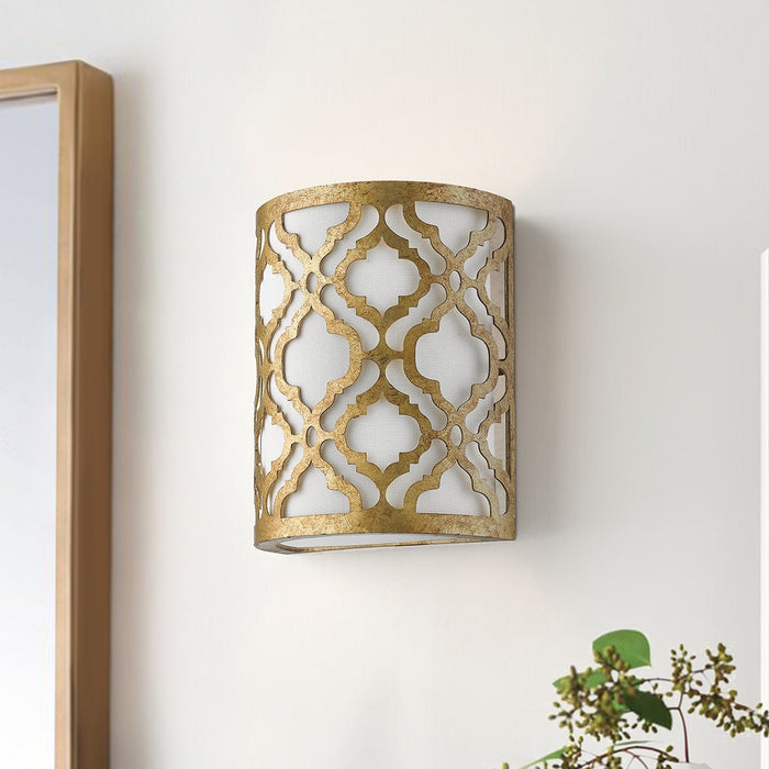 Lucas + McKearn GN/ARABELLA1 One Light Wall Bracket, Distressed Gold