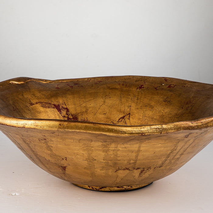 Lucas + McKearn SI1122 Bowl, Gold/Silver Leaf