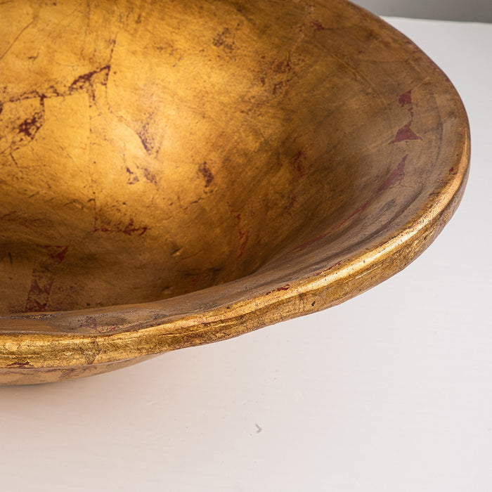 Lucas + McKearn SI1122 Bowl, Gold/Silver Leaf