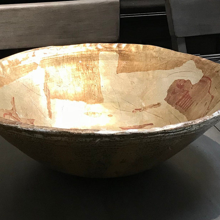 Lucas + McKearn SI1123 Bowl, Gold/Silver Leaf