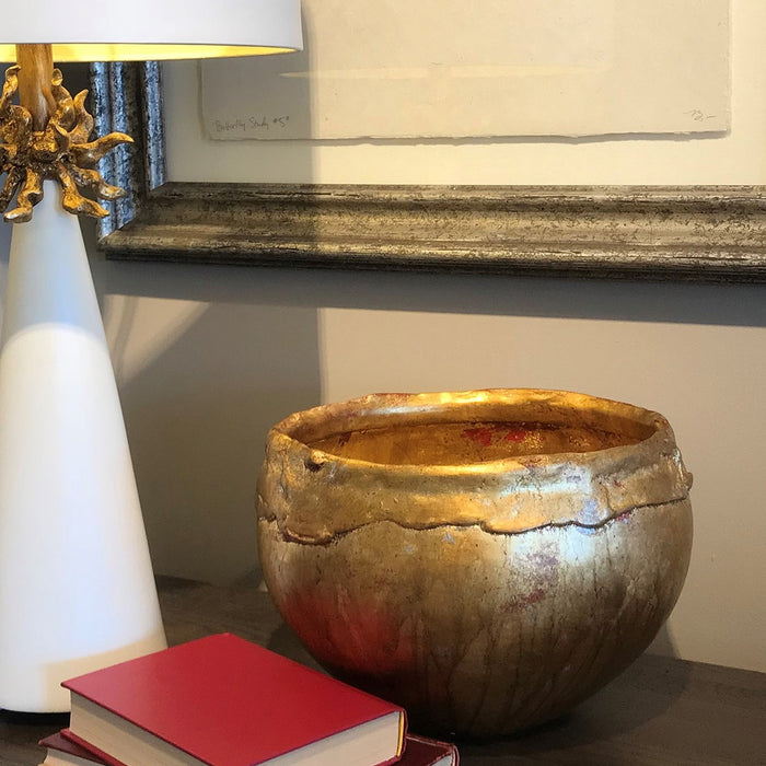 Lucas + McKearn SI1158 Bowl, Gold Leaf