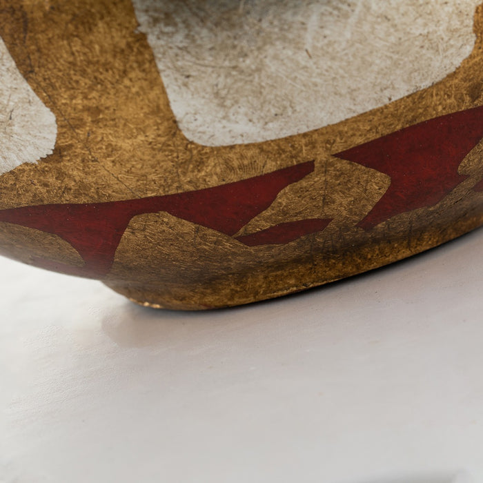 Lucas + McKearn SI-B1207 Bowl, Gold/Silver Leaf