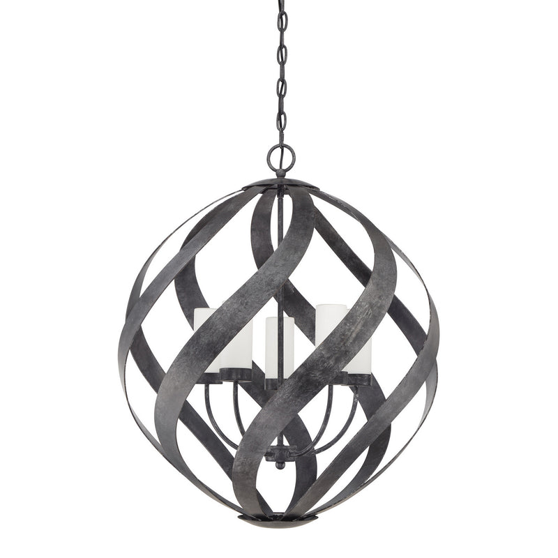 Quoizel BMS2826OK Five Light Pendant, Old Black Finish