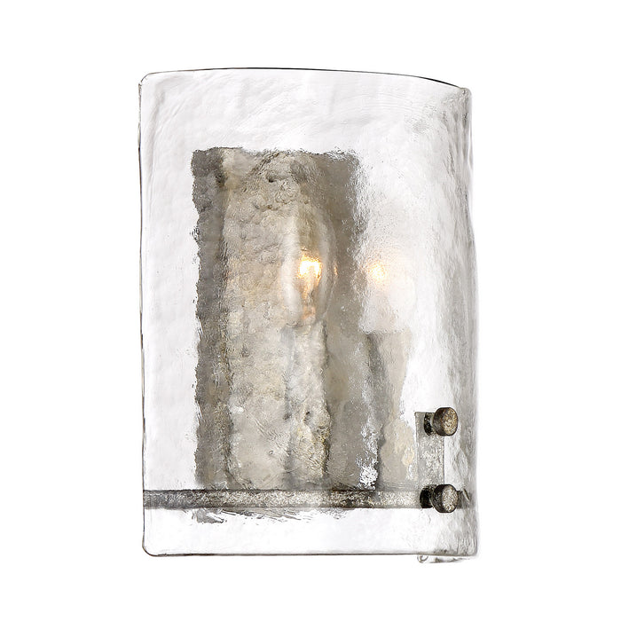 Quoizel FTS8802MM Two Light Wall Sconce, Mottled Silver