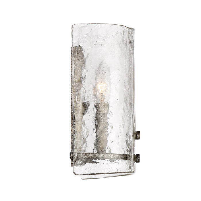 Quoizel FTS8802MM Two Light Wall Sconce, Mottled Silver